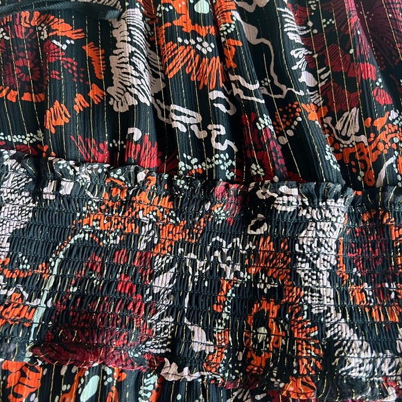 A.L.C. DRESS Bardot silk Dress size xs NWT  Floral Print DressRetail price $595 - Picture 6 of 9